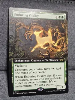 Enduring Vitality (Extended Art) - Duskmourn: House of Horror - 0381 - MTG - NM - Image 2
