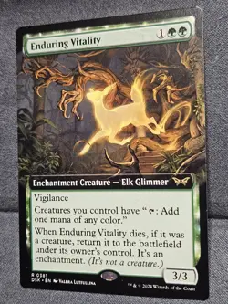 Enduring Vitality (Extended Art) - Duskmourn: House of Horror - 0381 - MTG - NM - Image 3