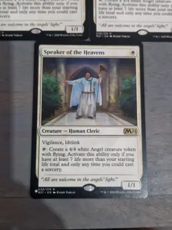 MTG Speaker of the Heavens X1 Core Set 2021 Regular White Rare NM Condition - Image 2