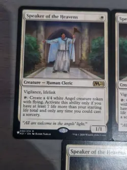 MTG Speaker of the Heavens X1 Core Set 2021 Regular White Rare NM Condition - Image 4