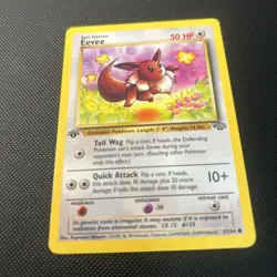 Pokemon TCG Jungle 1st edition Eevee 51/64 Common LP - Image 4