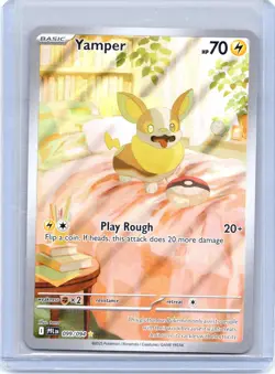 Yamper 099/094 Illustration Rare Phantasmal Flames Pokemon Near Mint - Image 1