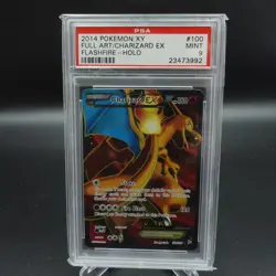 PSA 9 MINT POKEMON CHARIZARD EX ULTRA RARE FULL ART XY FLASHFIRE CARD 2014 #100 - Image 1