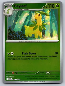 Bayleef 009/132 Common Mega Evolution Pokemon Reverse Holo Near Mint - Image 1