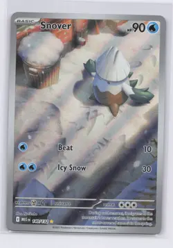 Pokemon TCG Snover 140/132 Me01: Mega Evolution Holo NM - Image 1