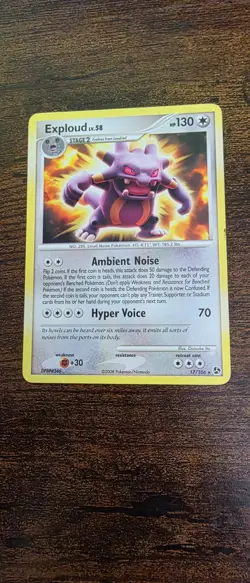 Exploud 17/106 Rare Great Encounters Pokemon Near Mint - Image 1