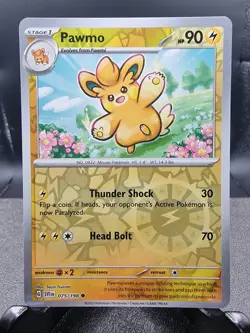 Pawmo - Scarlet & Violet - 075/198 - Reverse Holo - Pokemon TCG - Image 1