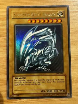 Blue-Eyes White Dragon SDK-001 Unlimited Holo Yu-Gi-Oh LP - Image 1