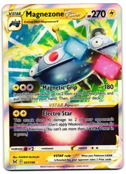 Magnezone VSTAR 057/196 - Lost Origin Rare VSTAR Pokemon TCG Holo - NM Card - Image 1