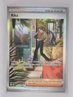 Pokemon TCG Rika 258/182 Sv04: Paradox Rift Holo Near Mint Full Art - Image 1