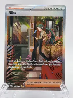 Pokemon TCG Rika 258/182 Sv04: Paradox Rift Holo Near Mint Full Art - Image 2