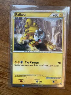 Raikou HGSS19 Holo Rare HeartGold SoulSilver Pokemon Card - Image 1