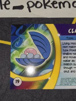 Clamperl #19 Pokemon Topps Advanced Challenge Card NM - Image 5