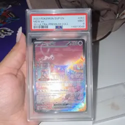 Pokemon Mew ex 053 SV Promo Cards Full Art Holo Promo ENG 2023 PSA 9 - Image 1