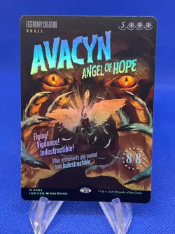 MTG Innistrad Remastered INR Avacyn Angel of Hope 482 Foil Showcase NM - Image 1