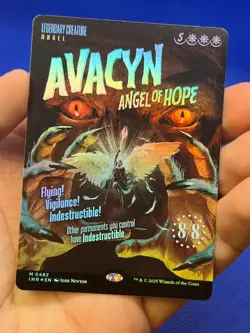 MTG Innistrad Remastered INR Avacyn Angel of Hope 482 Foil Showcase NM - Image 3