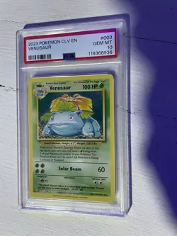 PSA 10 2023 Pokemon Clv En Venusaur - Image 1