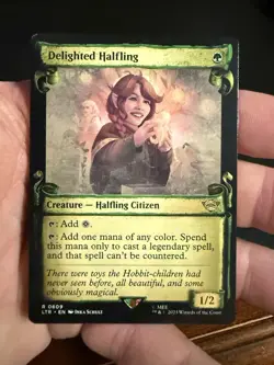 Delighted Halfling (Showcase Scrolls) Lord of the Rings 609 NM Regular - Image 1