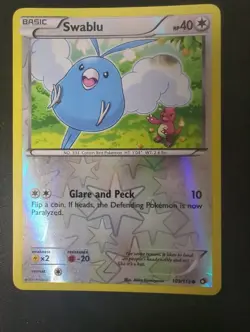 Swablu 103/113 Pokemon Reverse Holo LP - Image 1
