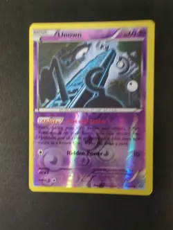Pokemon Unown Reverse Holo 30/98 Ancient Origins LP 2015 - Image 1