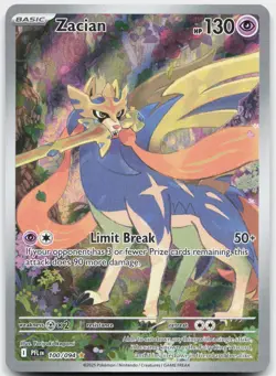 Zacian 100/094 Illustration Rare Phantasmal Flames Pokemon Near Mint - Image 1