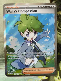 Wally's Compassion 176/132 Me01: Mega Evolution Holo Pokemon TCG Card Nm - Image 1