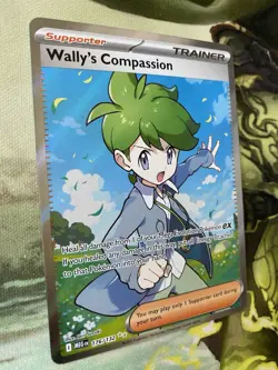 Wally's Compassion 176/132 Me01: Mega Evolution Holo Pokemon TCG Card Nm - Image 2