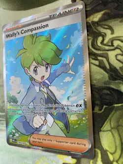 Wally's Compassion 176/132 Me01: Mega Evolution Holo Pokemon TCG Card Nm - Image 3