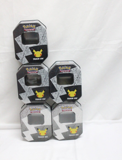 Pokemon TCG 25th Anniversary Celebrations Tin - EMPTY LOT OF 5 - Image 1