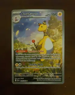 Pokemon Ampharos Illustration Rare 090/086 Me04: Chaos Rising - Image 1