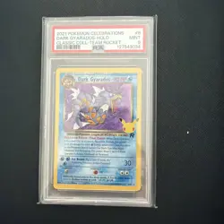 2021 POKEMON CELEBRATIONS CLASSIC COLLECTION #8 DARK GYARADOS-HOLO PSA 9 - Image 1