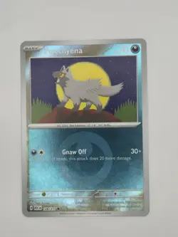 Pokemon TCG Poochyena Ascended Heroes Energy Symbol Reverse Holo 128/217 - Image 1