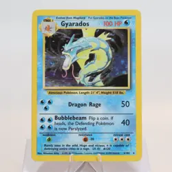 Pokemon TCG - Gyarados 6/102 Base Set Holo Rare WOTC - EXC - Image 2