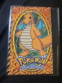1999 Topps Pokemon the First Movie Dragonite 12 of 12 Die-Cut - Image 1
