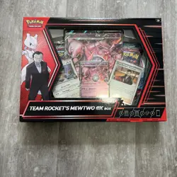 Pokemon TCG Team Rocket's Mewtwo ex Box Pokemon - NEW IN HAND - Image 1