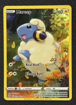 Pokemon Mareep GG34/GG70 Crown Zenith Galarian Gallery Holo English Full Art - Image 1