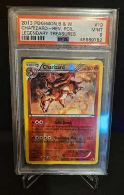 Pokemon Charizard Legendary Treasures Reverse Foil PSA 9 MINT 2013 Pop 139 - Image 1