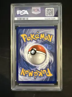 2025 POKEMON SVP DESTINED RIVALS ETB PROMO #203 TEAM ROCKET'S WOBBUFFET PSA 8 - Image 2