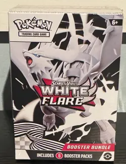 Pokemon TCG Scarlet & Violet—White Flare Booster Bundle Box Sealed 6 Packs - Image 1