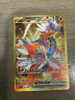 Koraidon ex 254/198 Scarlet & Violet Hyper Rare HR EN NM - Image 1