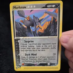 Murkrow - 47/100 EX Sandstorm - Pokemon TCG - 2003 NEAR MINT - Image 1