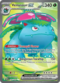 Venusaur ex #182 Pokemon Scarlet & Violet 151 - Image 1