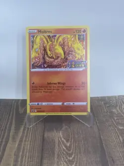 Pokemon Moltres Sword And Shield Promo - SWSH185 - - Image 1
