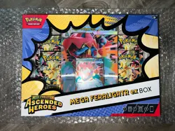 Pokemon Mega Evolution Ascended Heroes Mega Feraligatr ex Box NEW SEALED - Image 1