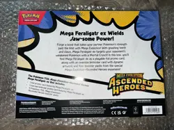 Pokemon Mega Evolution Ascended Heroes Mega Feraligatr ex Box NEW SEALED - Image 2