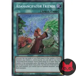 Yugioh Adamancipator Friends ROTD-EN061 Secret Rare 1st Edition NM - Image 1