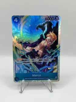 One Piece CCG Marco PRB02-008 SR - English - NM+ - Image 1