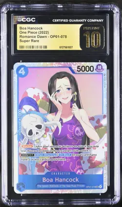 2022 One Piece Japan Boa Hancock Romance Dawn #78 CGC 10 PRISTINE - Image 1