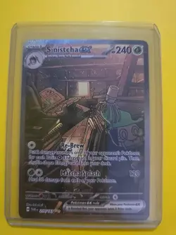 Pokemon TCG Sinistcha EX Card 210/167 SV Twilight Masquerade Sir NM Condition - Image 1