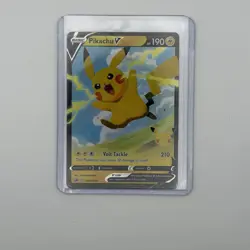 Pikachu v SWSH143 Holo Promo Card Sword & Shield Celebrations Series - Image 1